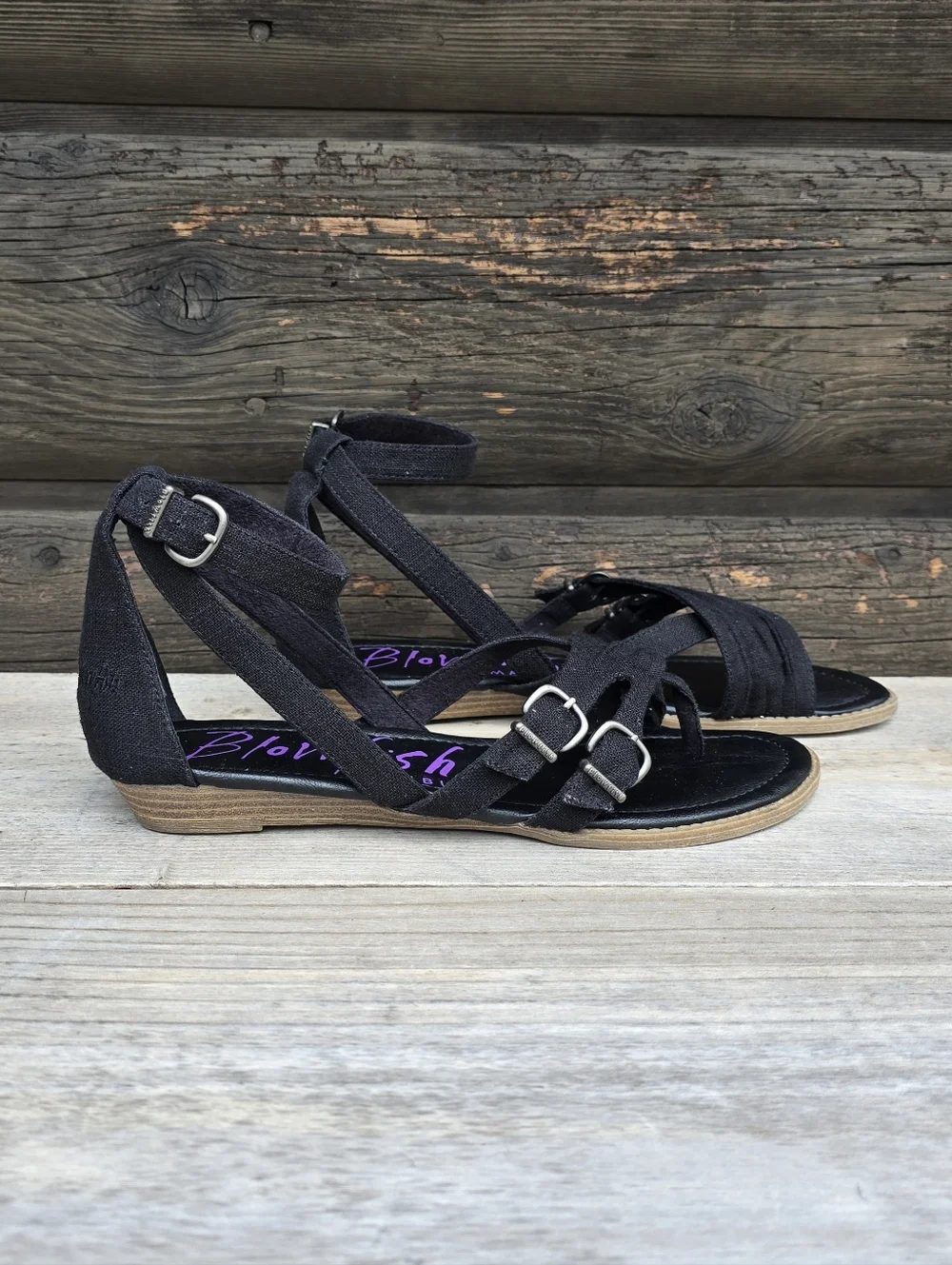 Blowfish Malibu Y2K California Boho Revival Gladiator Style Sandals 10M
