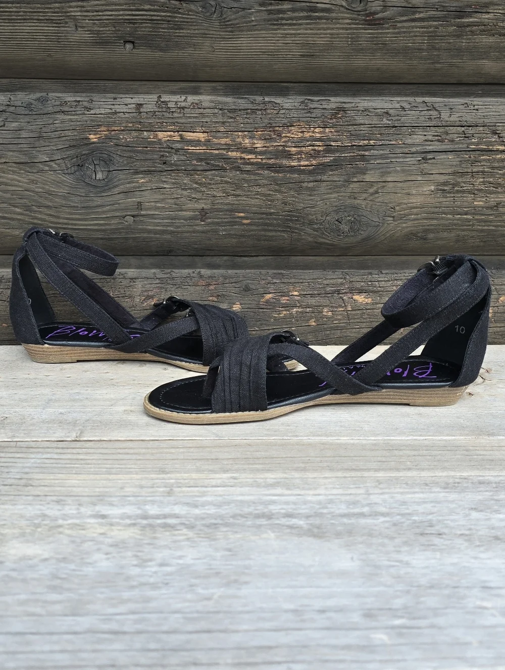Blowfish Malibu Y2K California Boho Revival Gladiator Style Sandals 10M