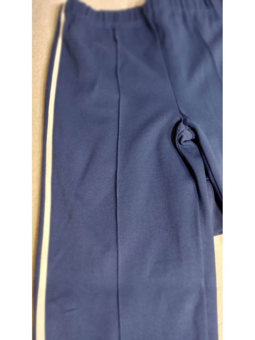 RARE Vintage HERTERS Track Suit Blue White Stripe Athletic Retro Old School XL