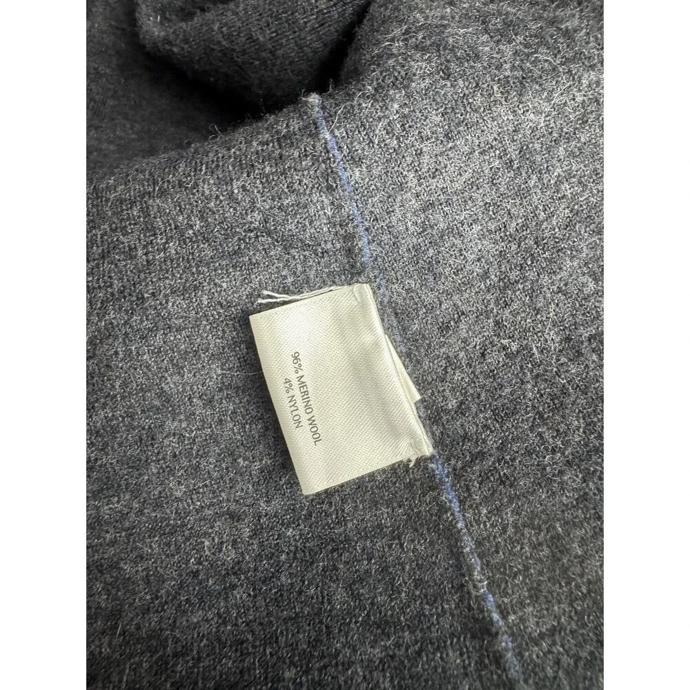 Eileen Fisher Women's Blue Felted Merino Wool Double Knit Jacket Size 1X