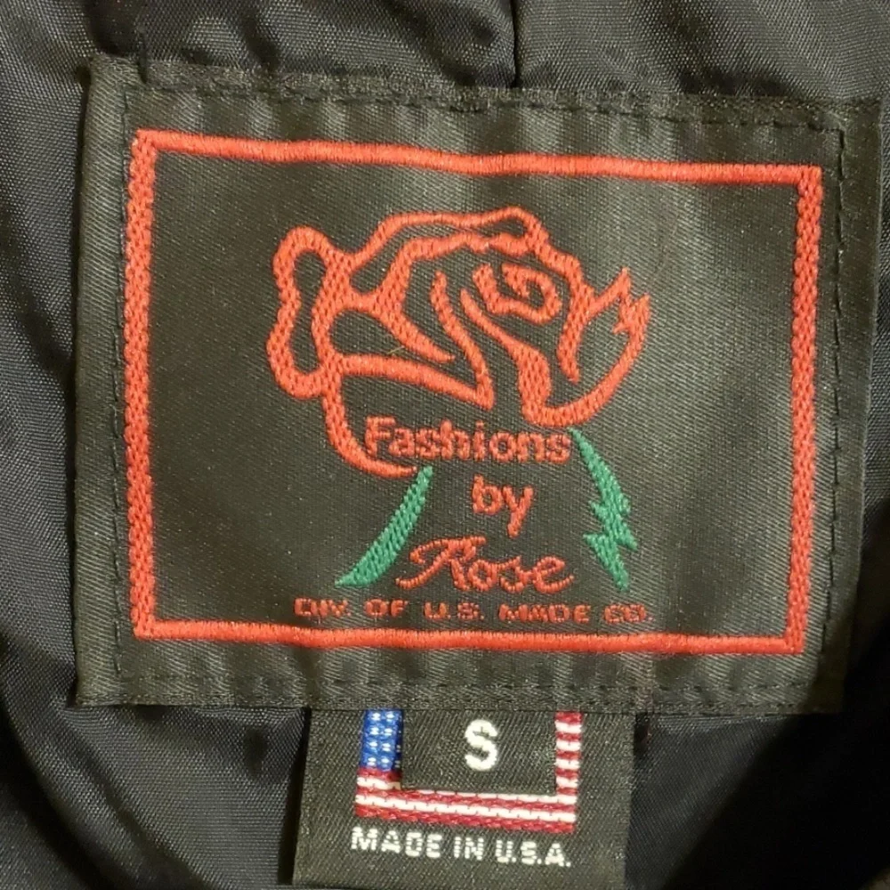 Vintage black leather vest fashion by rose usa