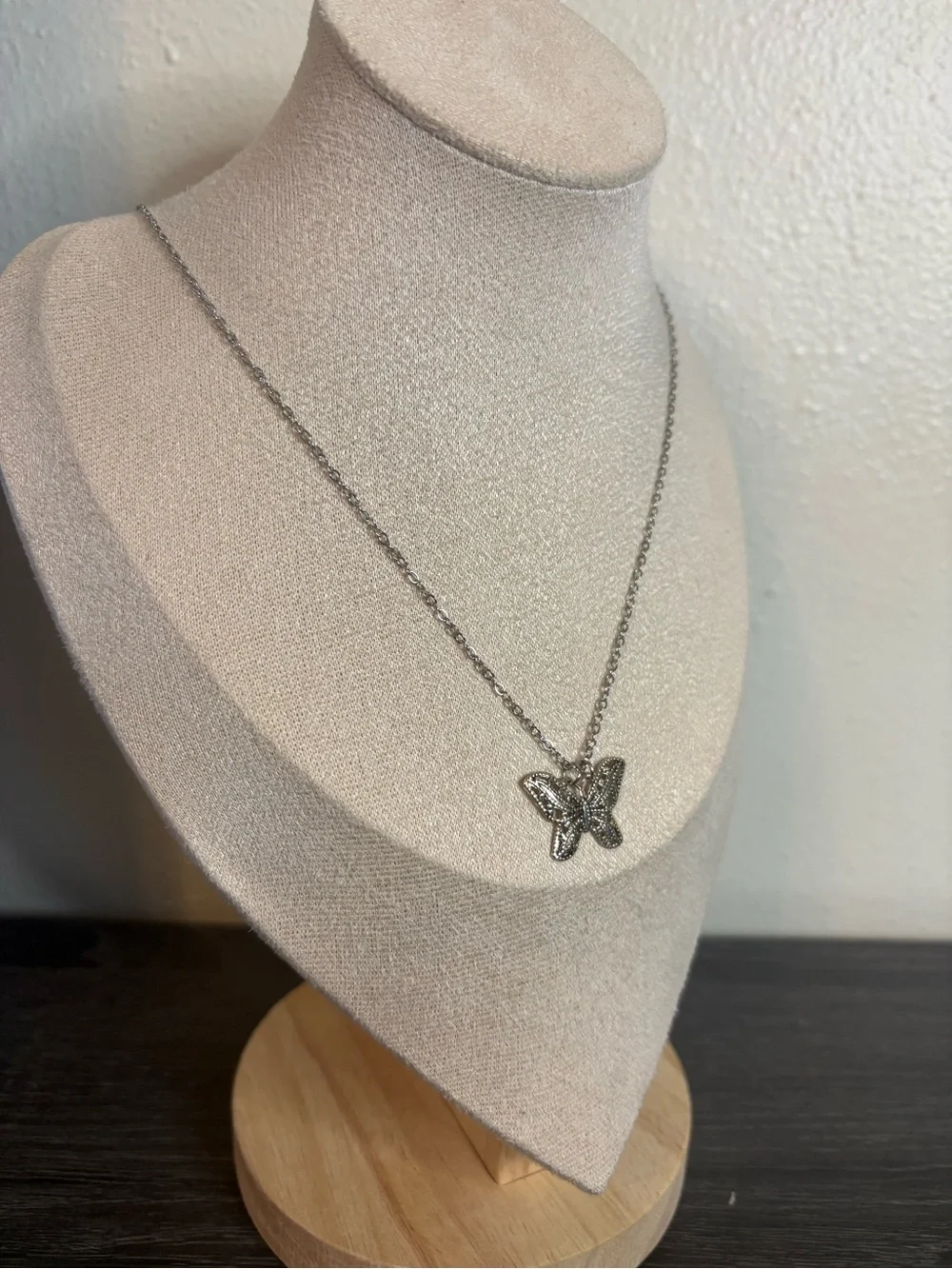 Handmade silver butterfly
