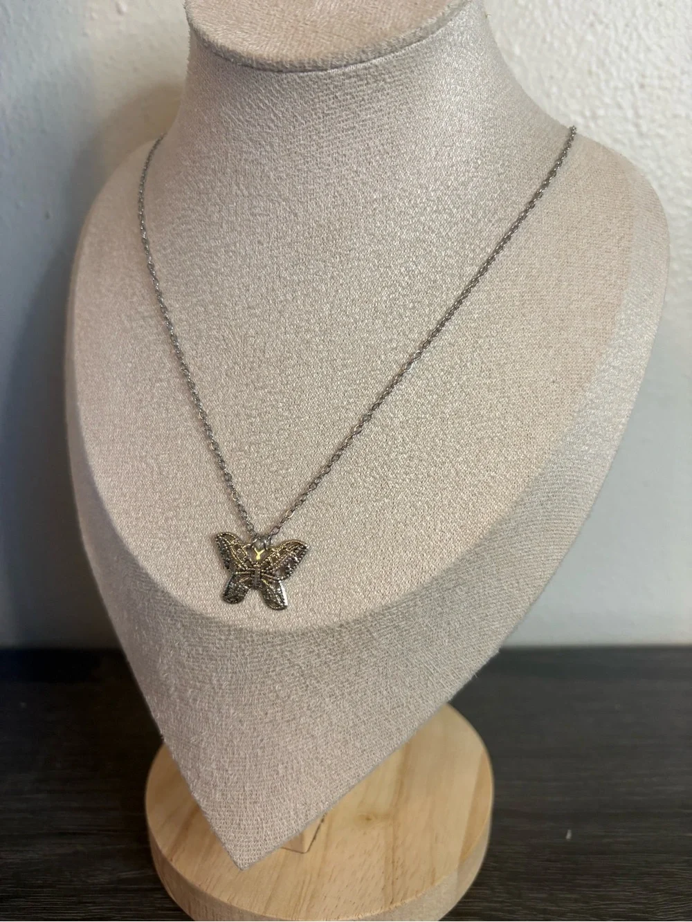 Handmade silver butterfly