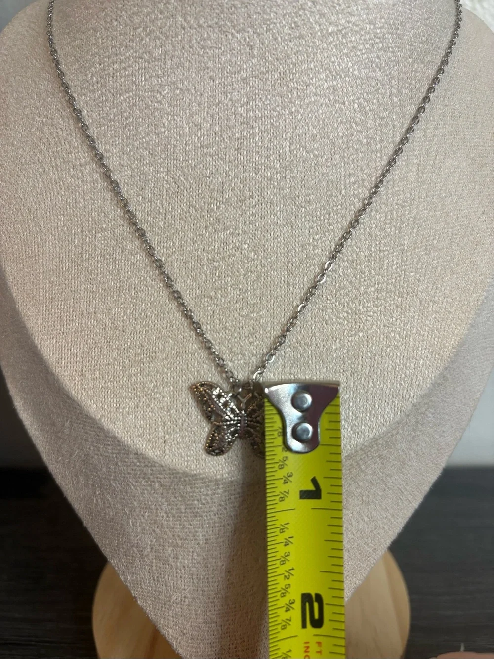 Handmade silver butterfly