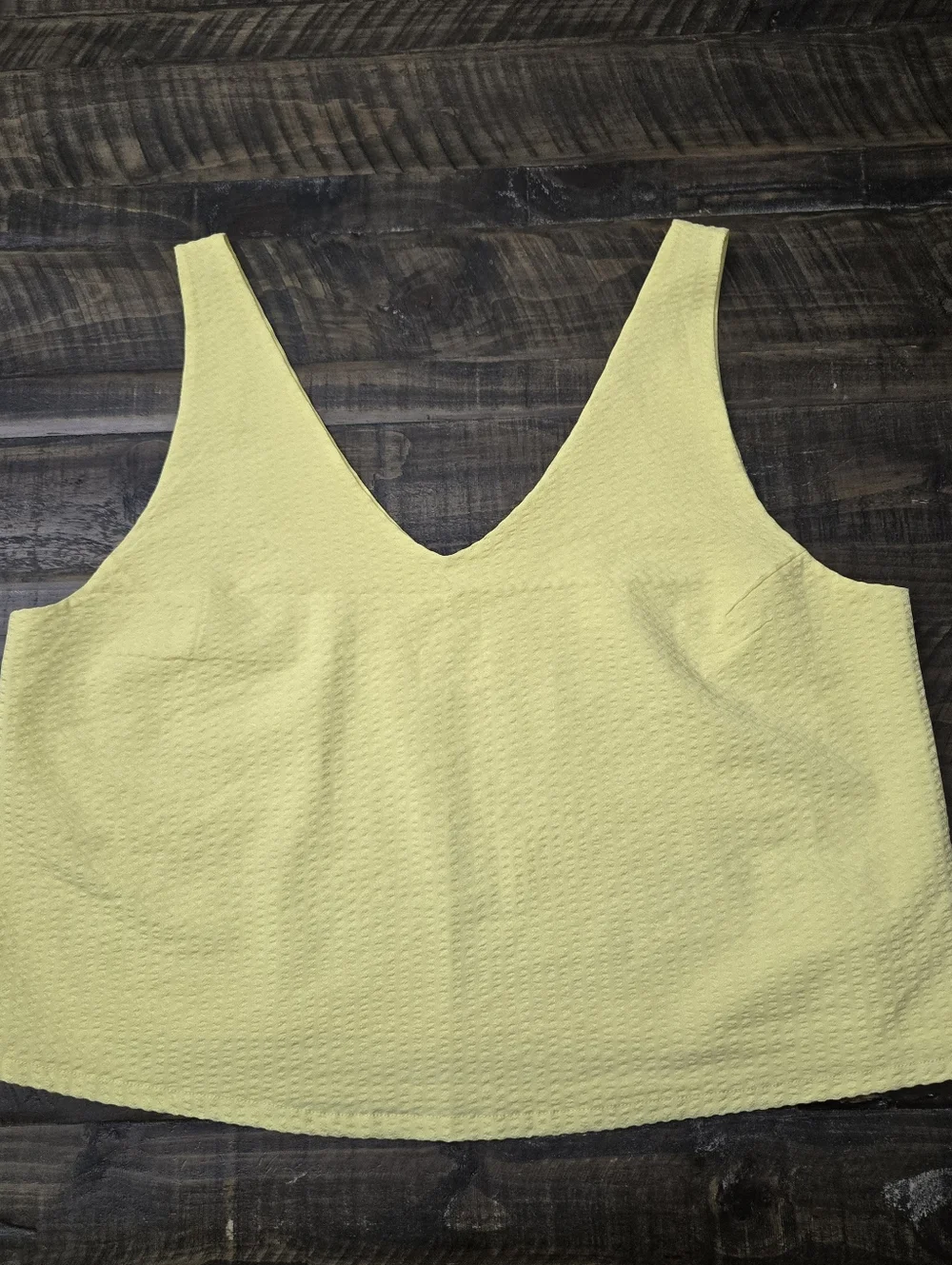 VUORI Villa Textured‎ Crop Tank | L