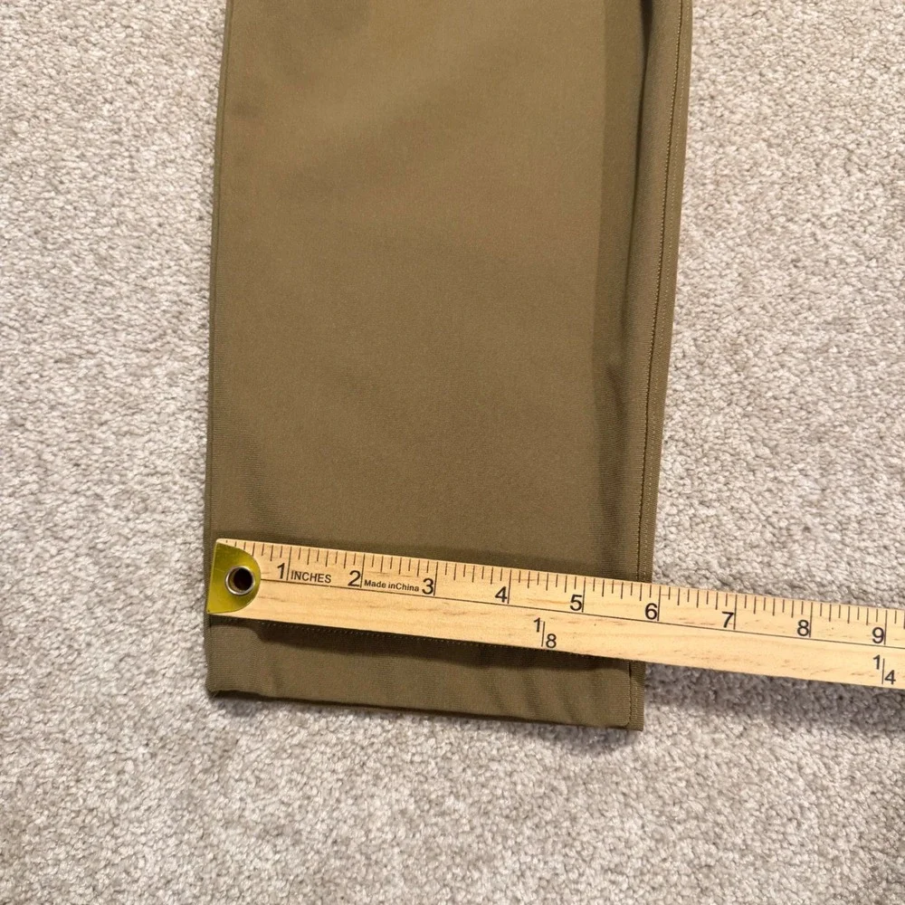 Lululemon Commission Slim Fit Pants Men 33x28 Brown Khaki ABC Performance Chino