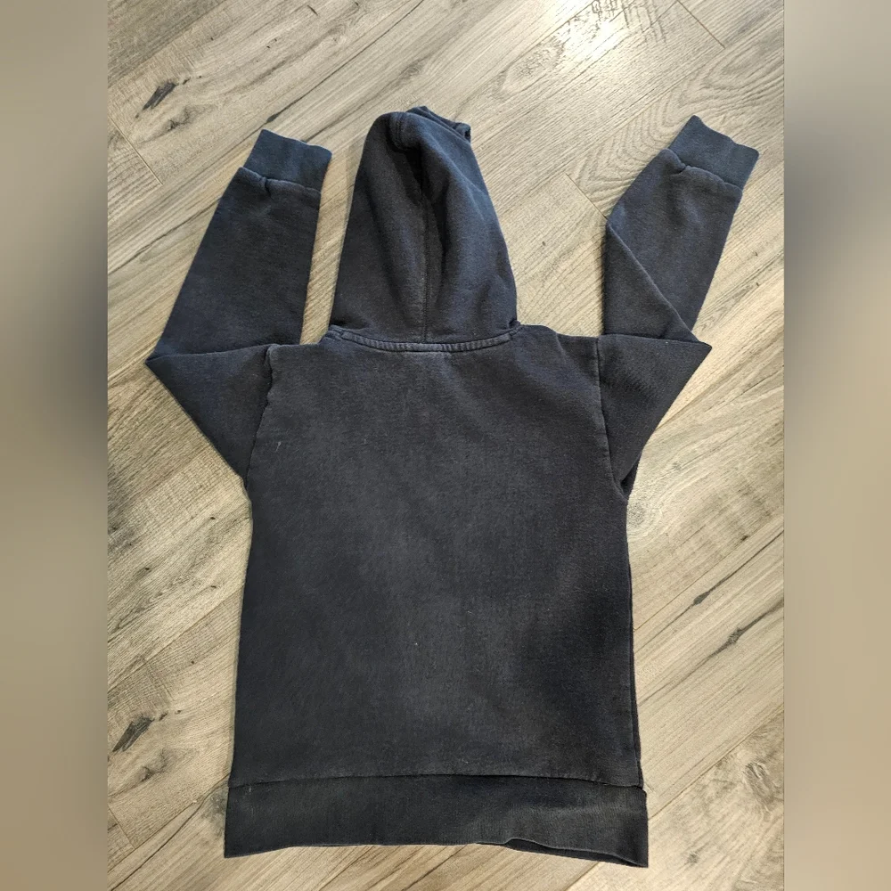 Kids szS 8 Adidas Black Sweatshirt‎ Hoodie Pullover Sporty Fall Winter Spring