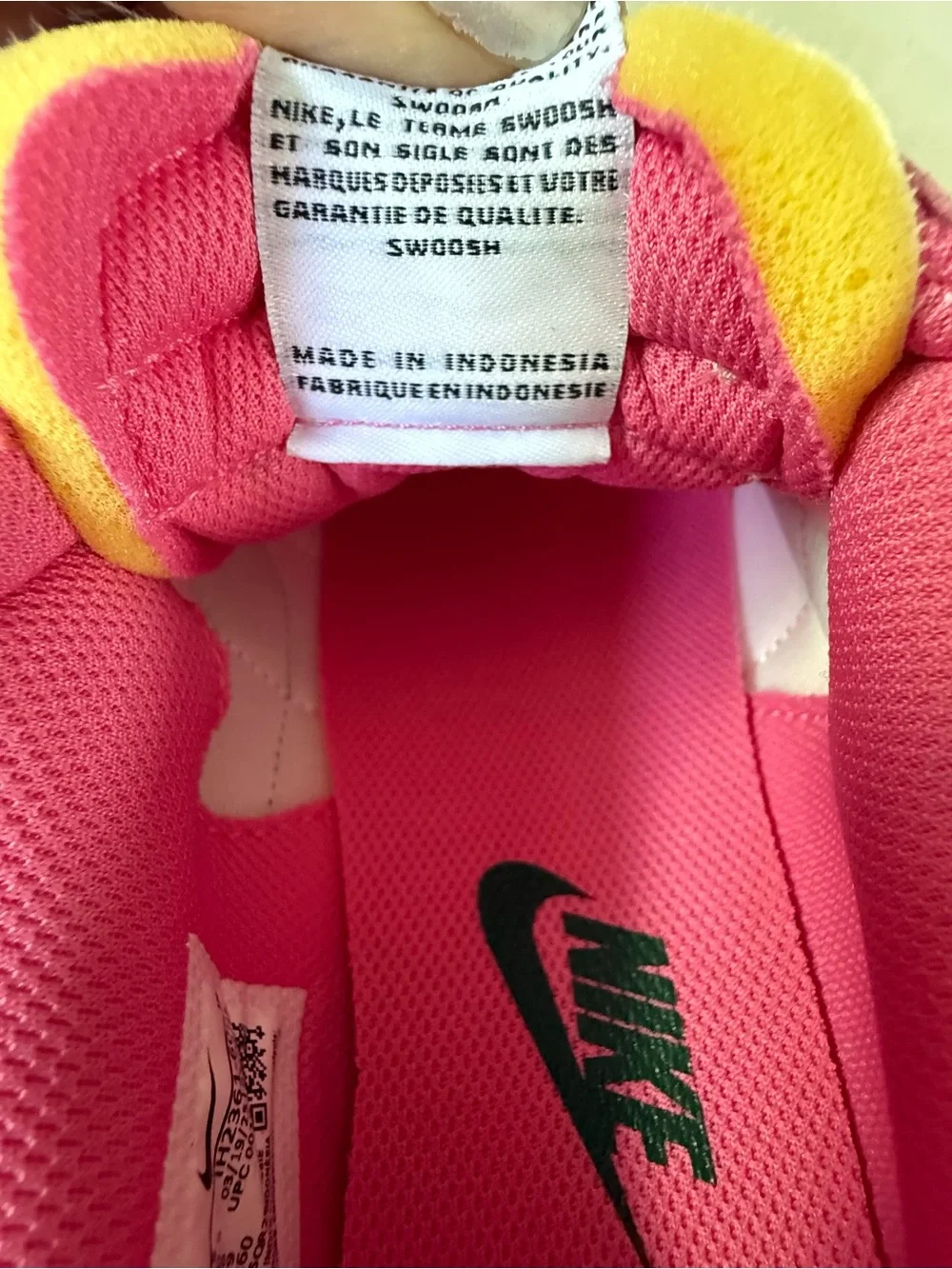 Nike Women's Cortez Pinksicle Fir Green Swoosh Accent Sneakers - Size 9 (NWOB)