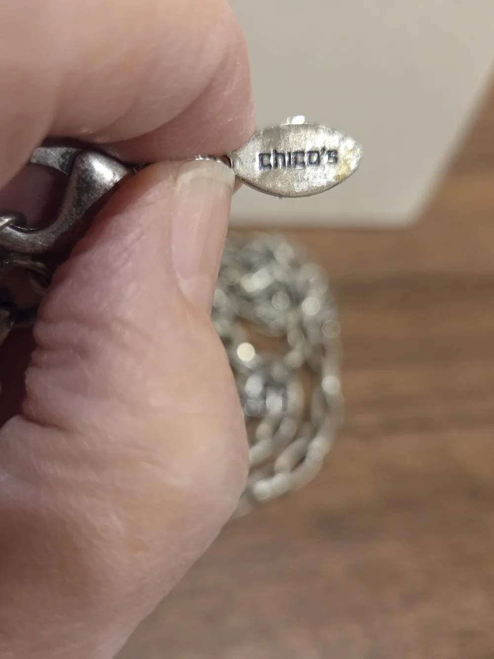 Chicos silver tone