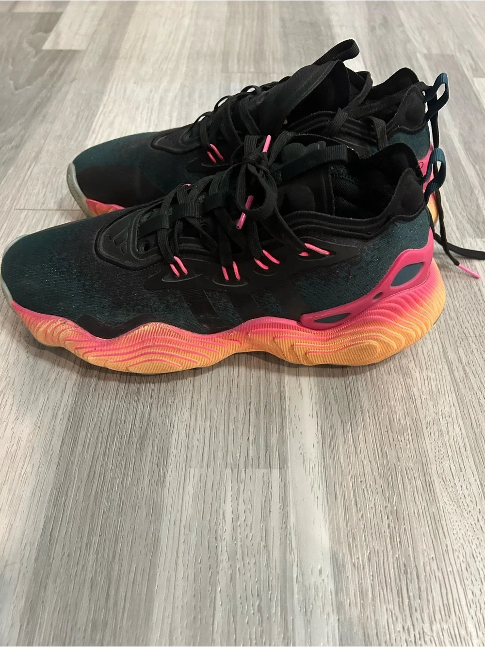 adidas pink design laces