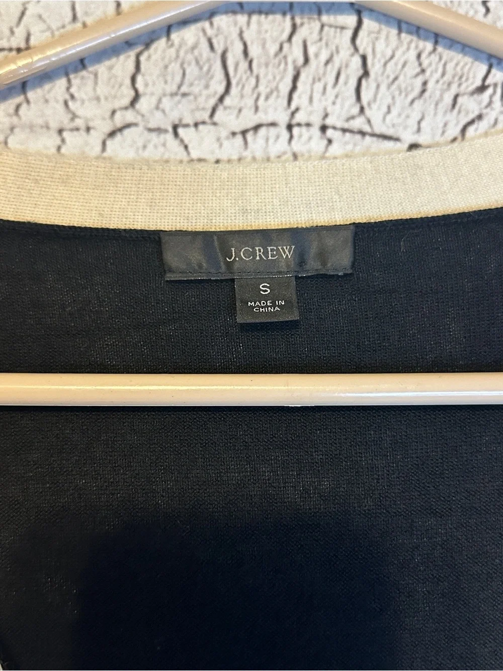 J. Crew decorative longline closure