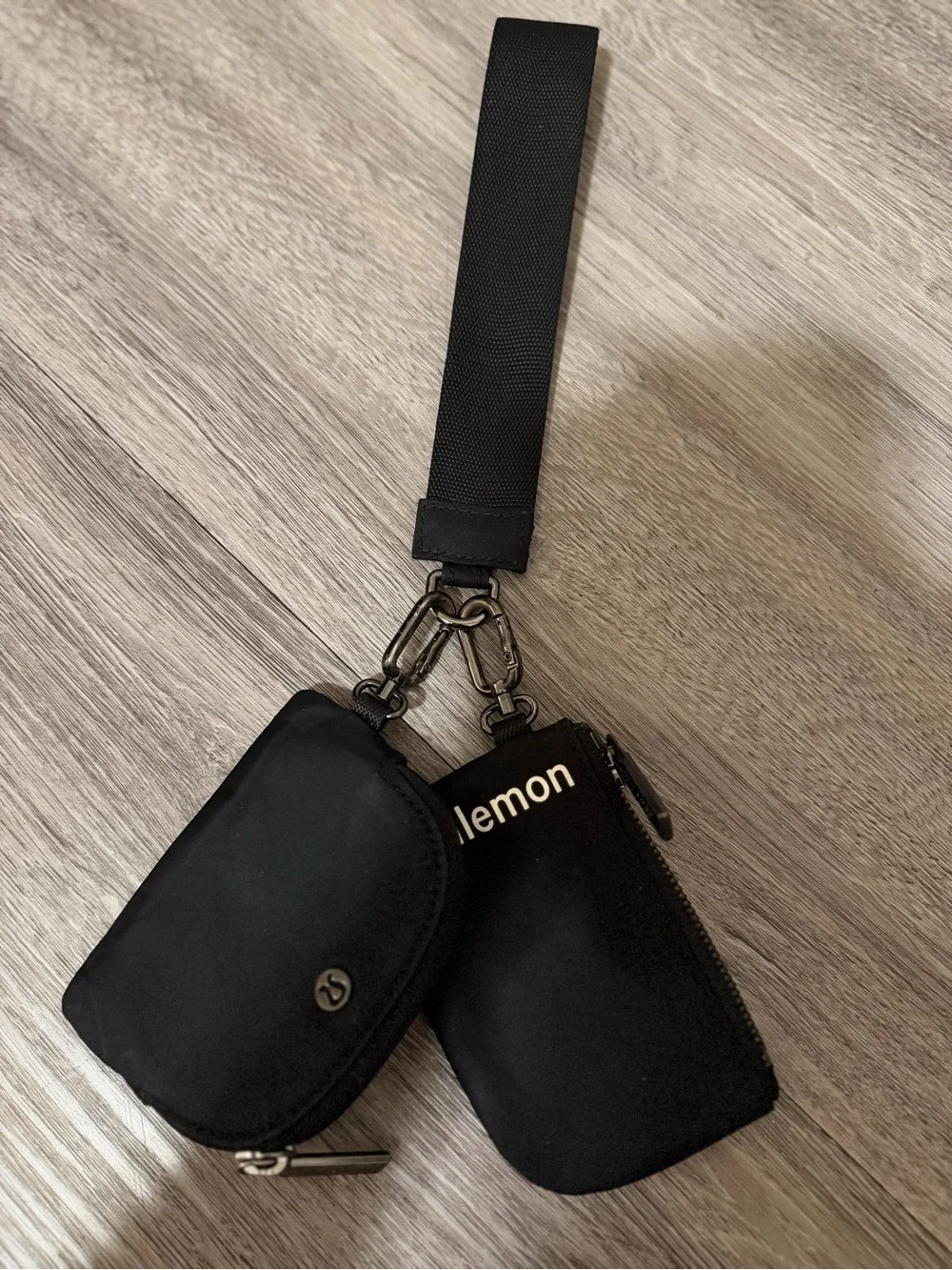 Lululemon Black Key Pouch Duo with Strap