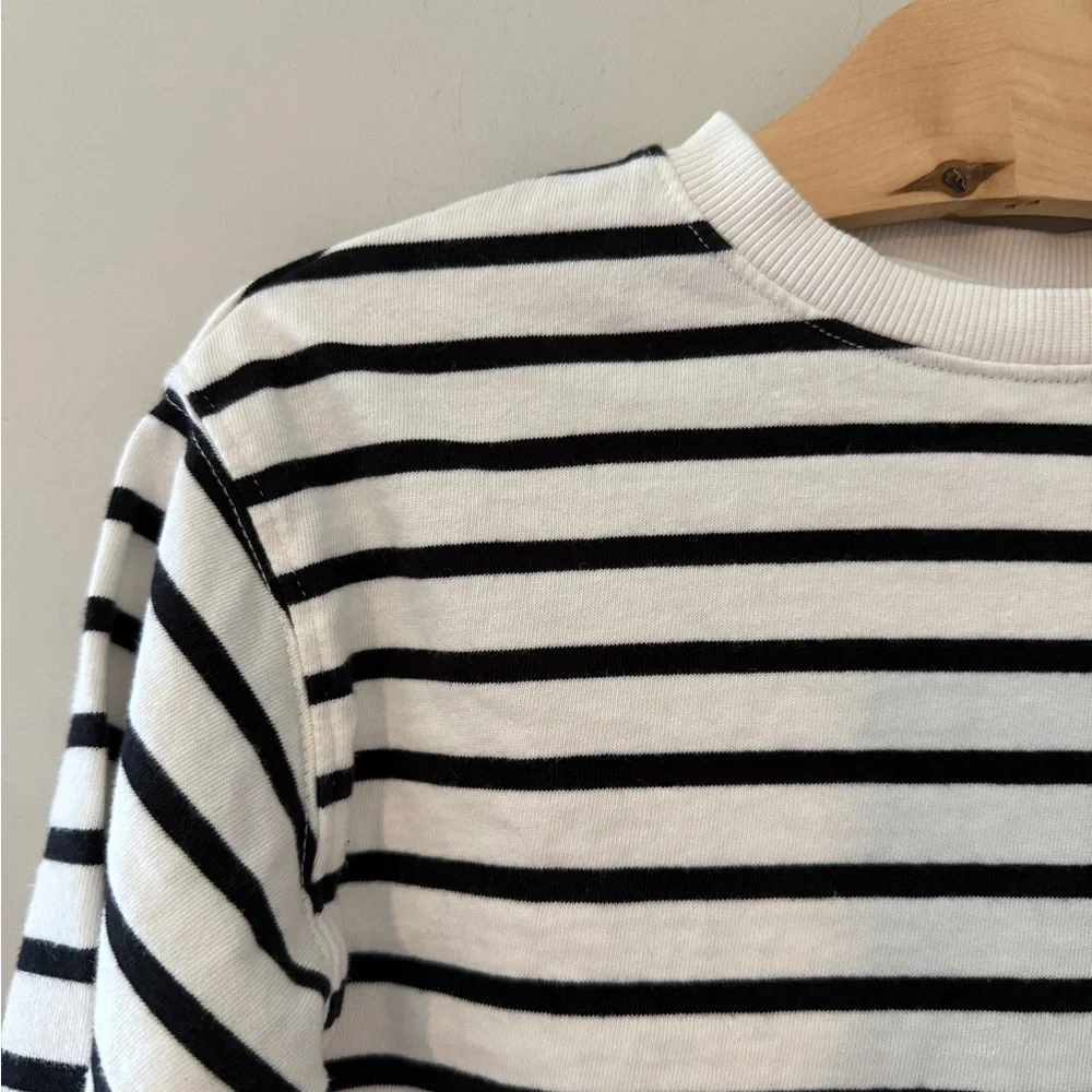 $13 ADD ON Zara Girls' 6-7Y 6Y Tee Striped Long Sleeve Hanna‎ Andersson Cotton