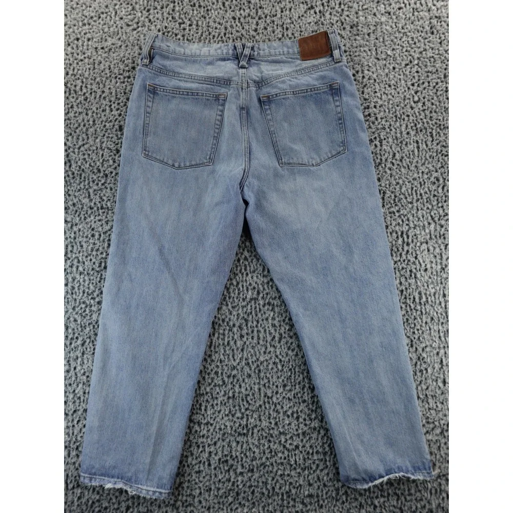 J Crew Point Sur Jeans Womens 30x26 Slouchy Boyfriend Button Fly ‎ Distressed