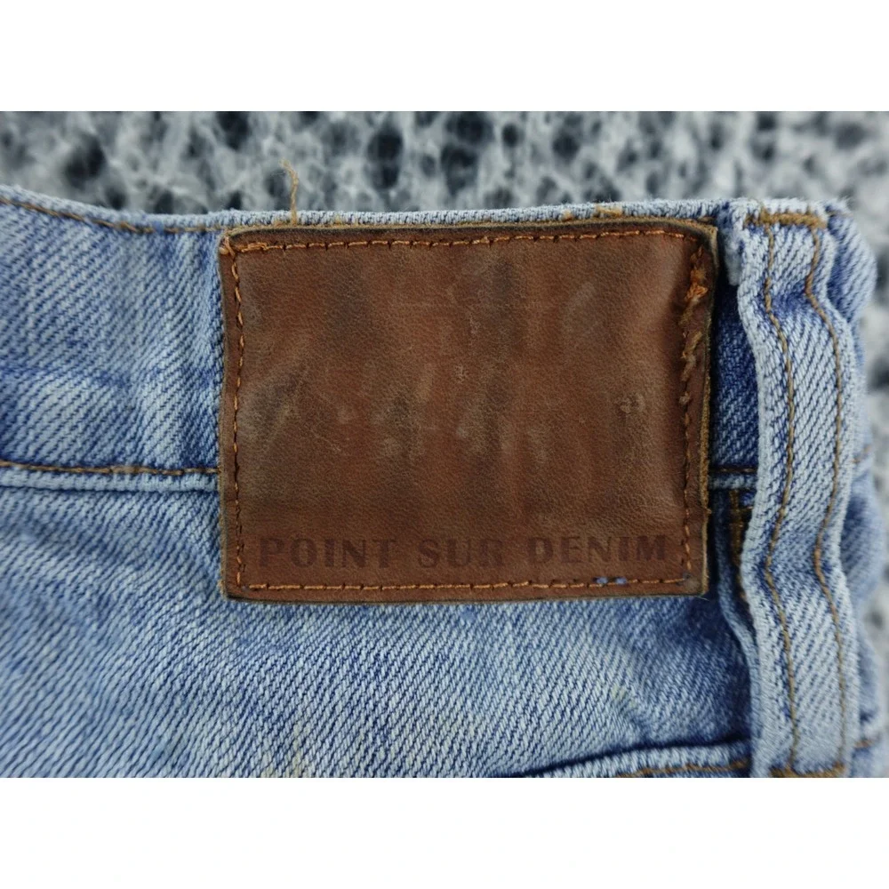 J Crew Point Sur Jeans Womens 30x26 Slouchy Boyfriend Button Fly ‎ Distressed