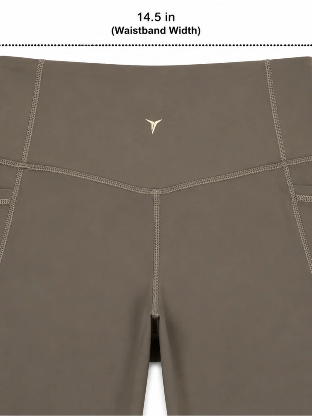 Old Navy Active Powersoft High Rise Pocket Leggings Gray Medium