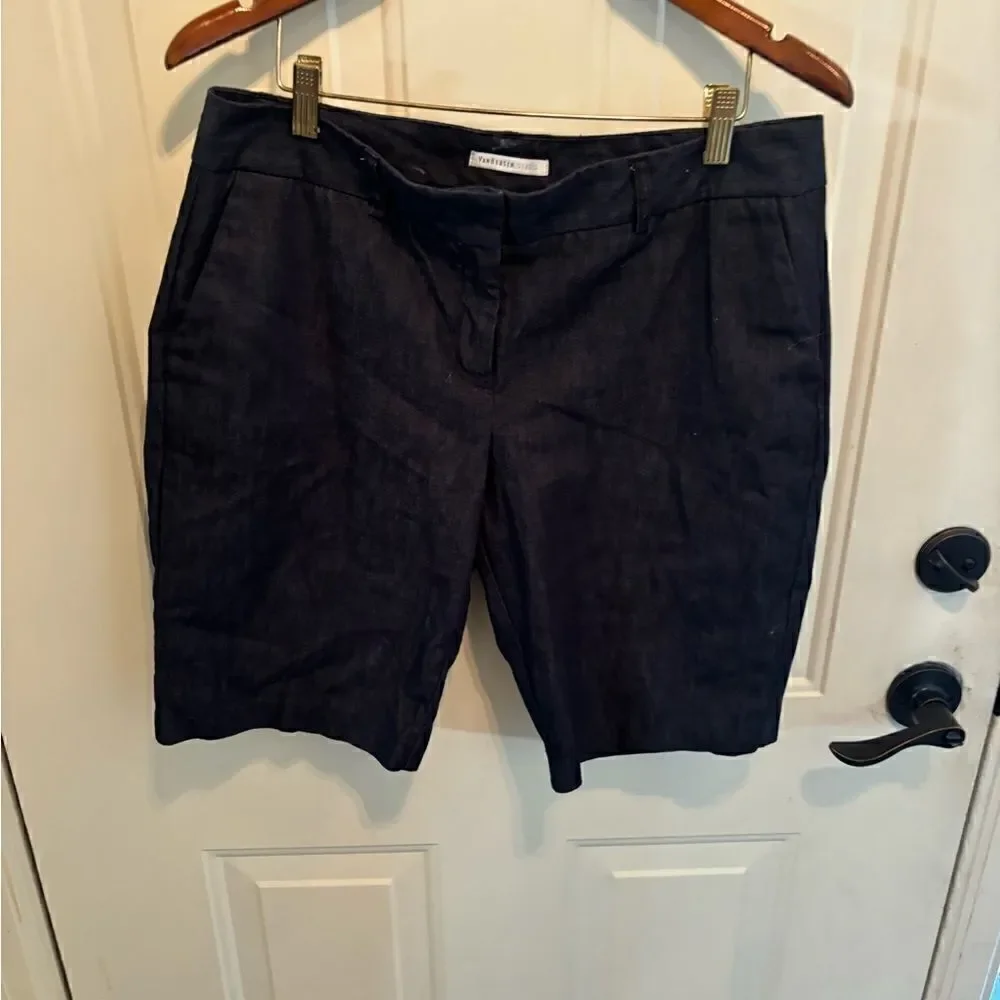 Van Heusen Dark Denim Knee Shorts size 12