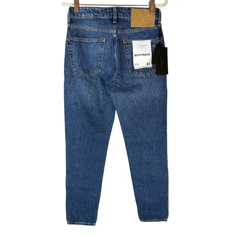Rag & Bone Rosa Mid Rise Boyfriend Jeans Tapered Streetwear 90s Baggy Y2K 23