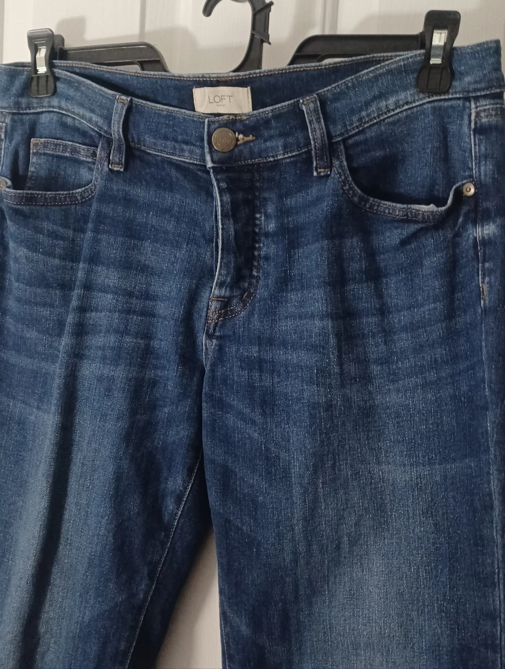 LOFT Outlet Jeans Boyfriend Fit Button Fly Sz 8