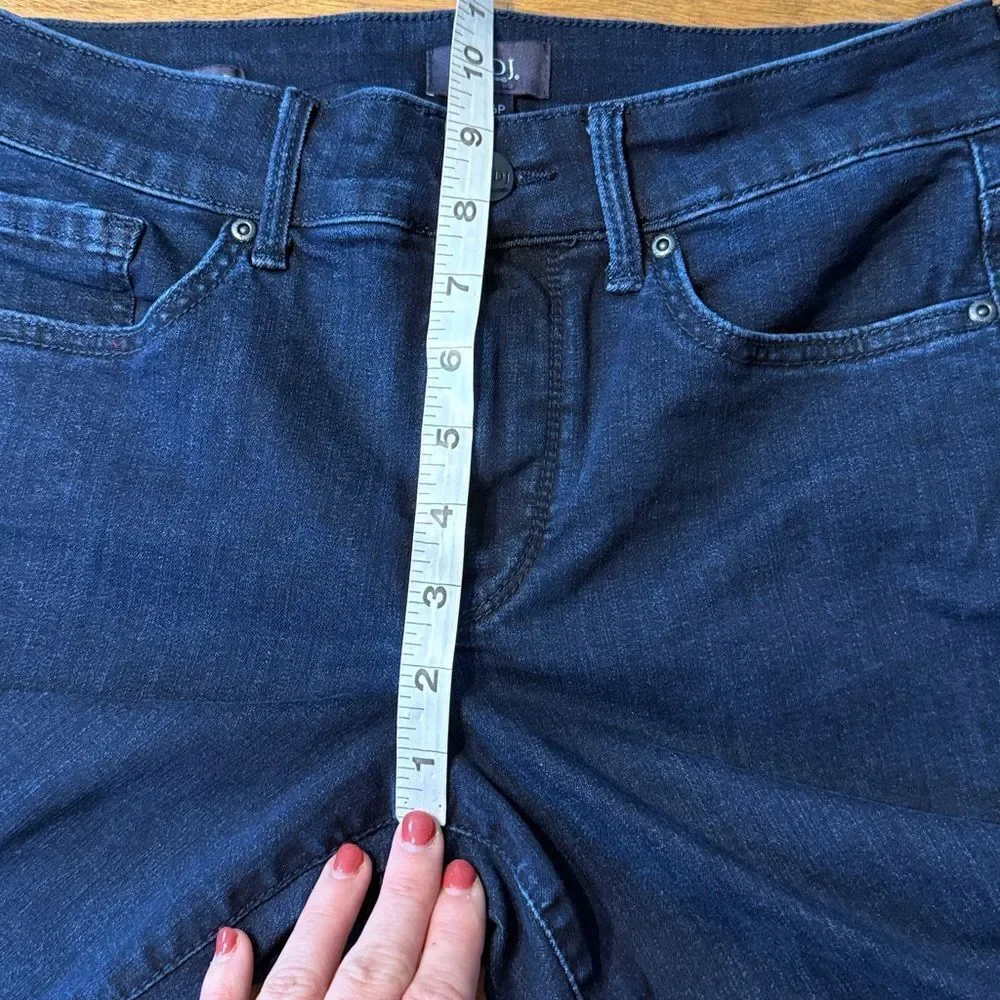 NYDJ Marilyn Dark Blue Straight Leg Jeans