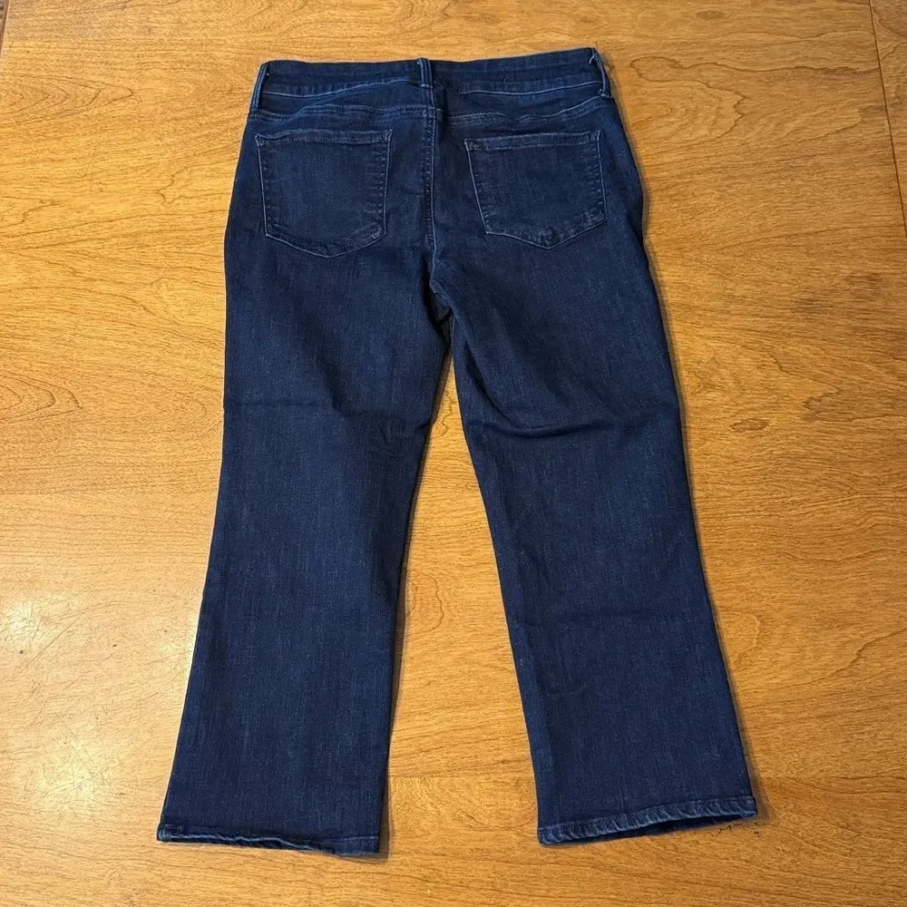 NYDJ Marilyn Dark Blue Straight Leg Jeans