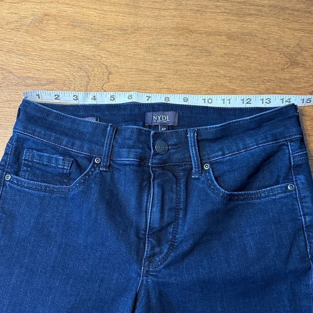 NYDJ Marilyn Dark Blue Straight Leg Jeans
