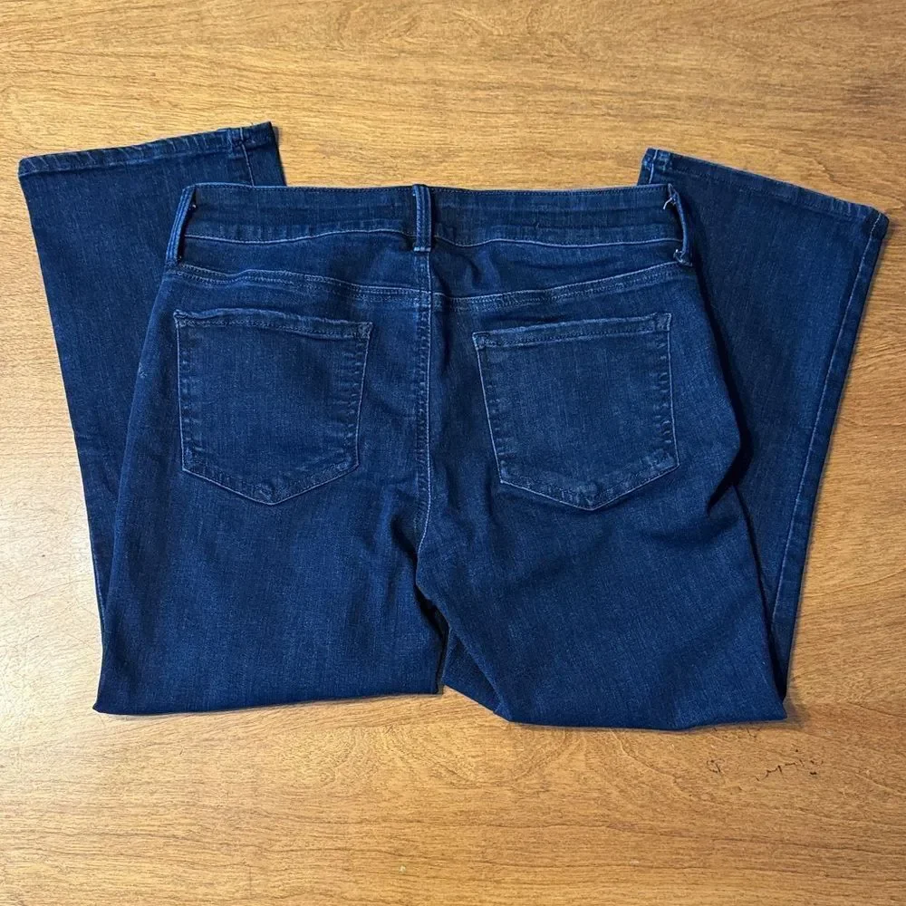 NYDJ Marilyn Dark Blue Straight Leg Jeans