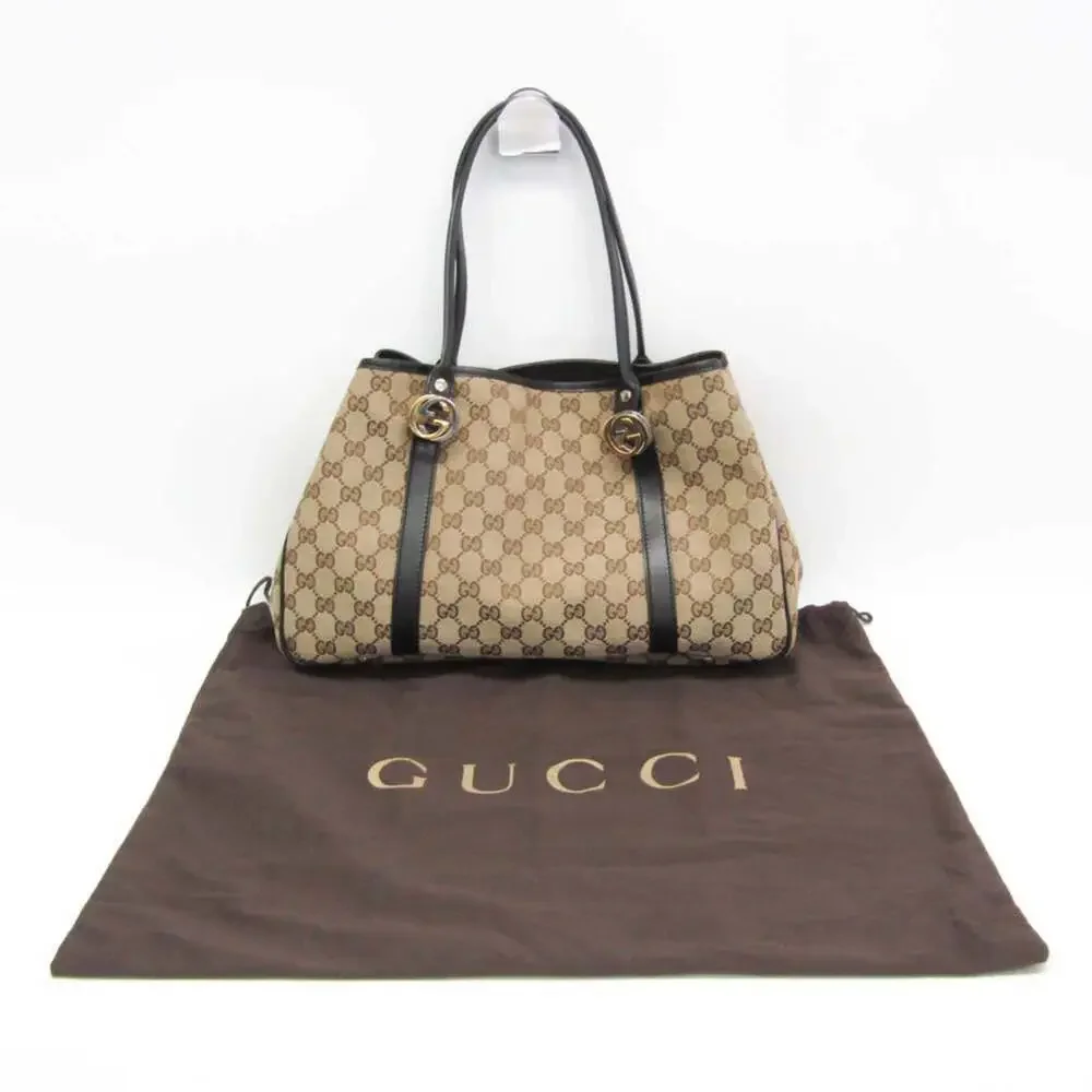 Gucci black canvas