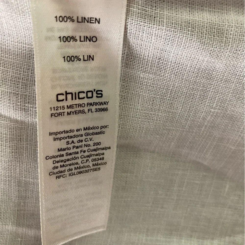 Chicos chicos linen