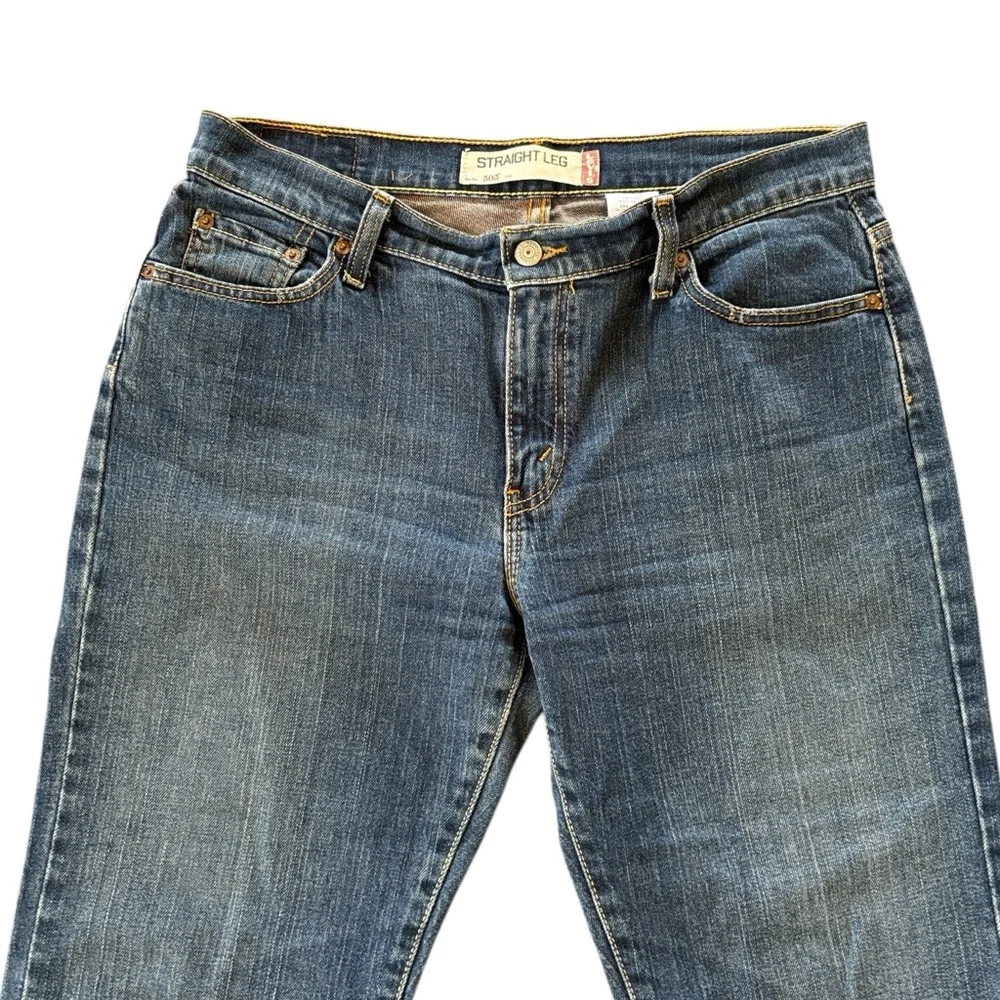 Levi's Vintage‎ 505 Straight Leg High Rise Blue Jeans Size 12 M