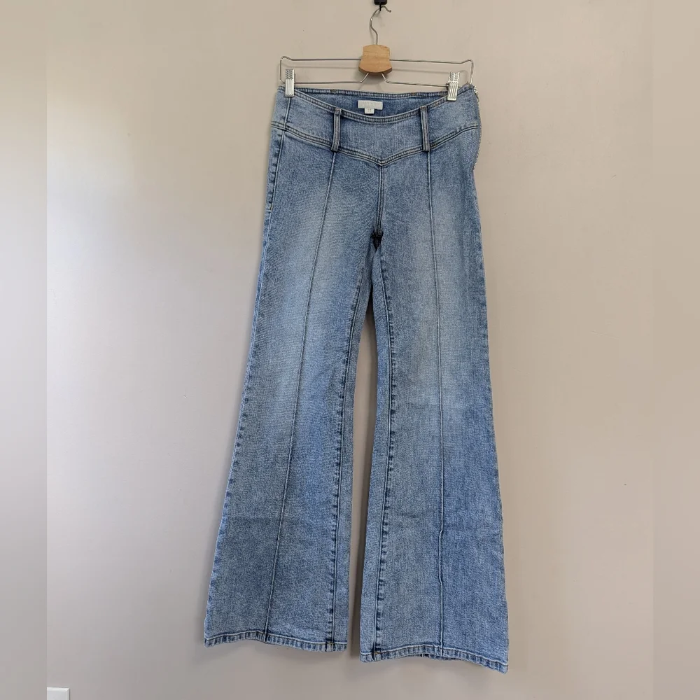 Miss Sixty Nixie Low-rise‎ Flared Jeans Y2K Light Wash