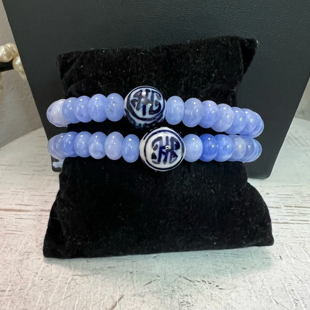 The Tiny Tassel Bracelets Set of 2 D13