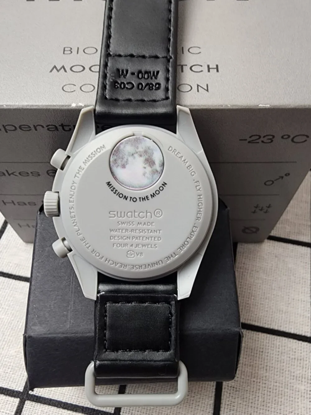 Swatch omega bioceramic