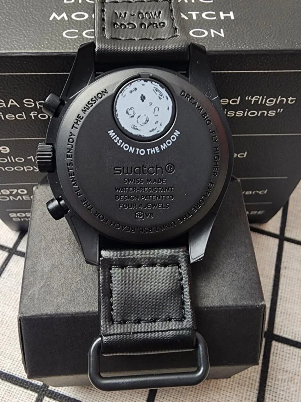 Swatch omega bioceramic