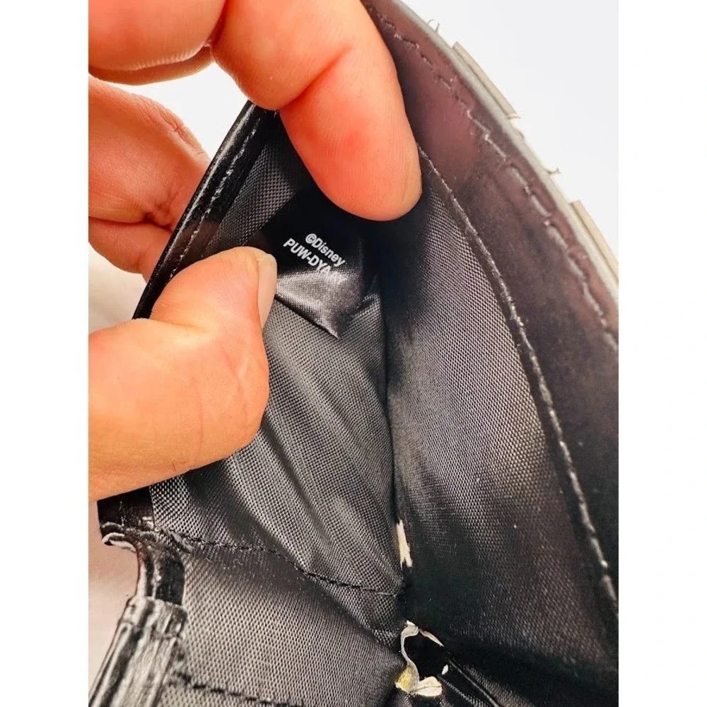 Disney Mickey Mouse‎ Wallet Black Bifold Card Holder Classic Cute Gift Men