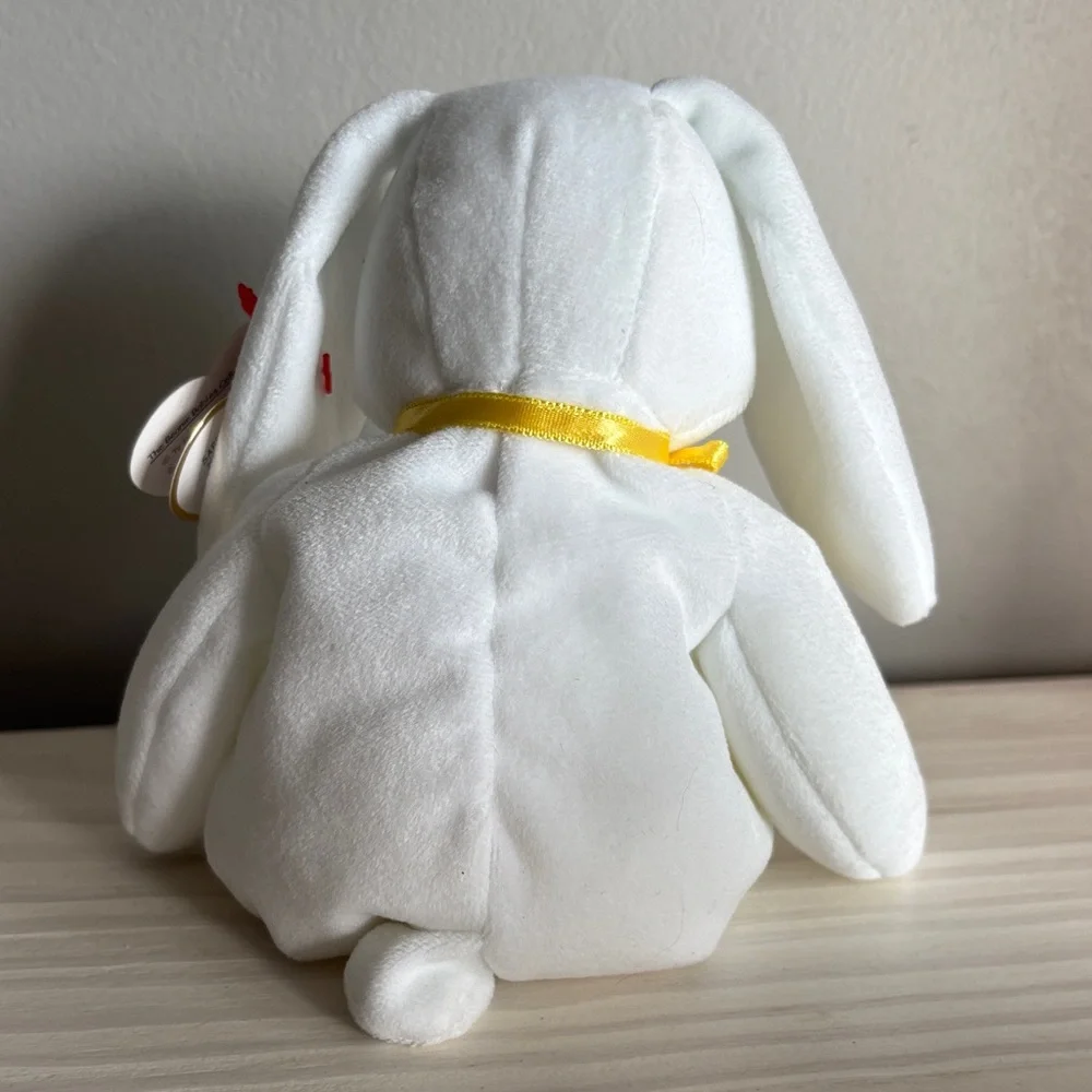 NWT VTG Color Me Beanie White Bunny and Quackers Yellow Duck TY‎ Plush Toys