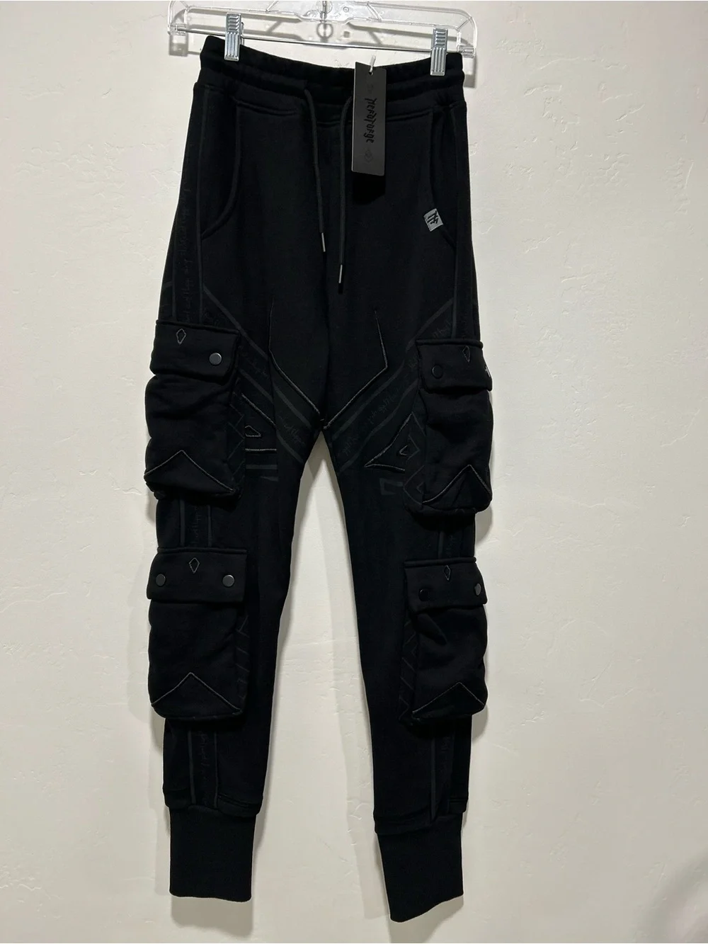 NWT Nerdforge Limited Juniper Creates Stealth Cryptic Joggers Techwear Black XS
