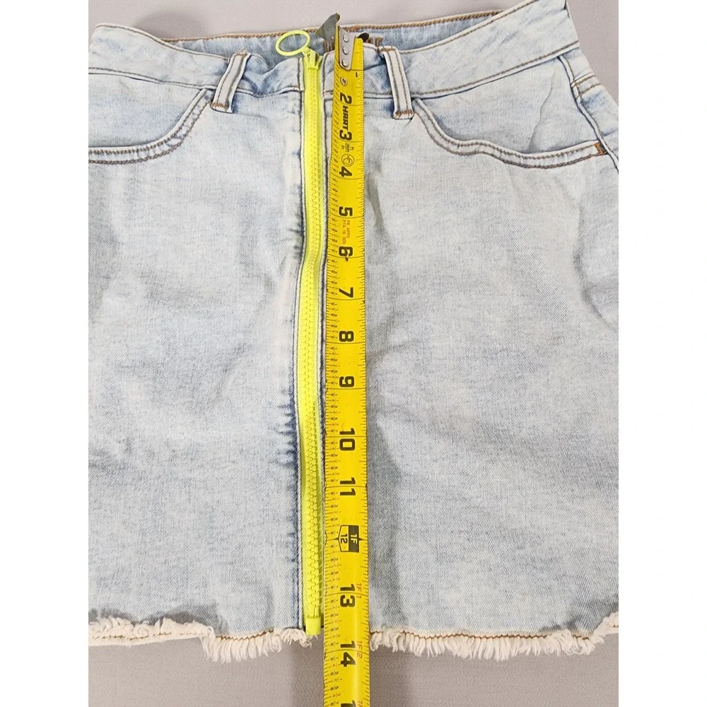 Justice denim skirt