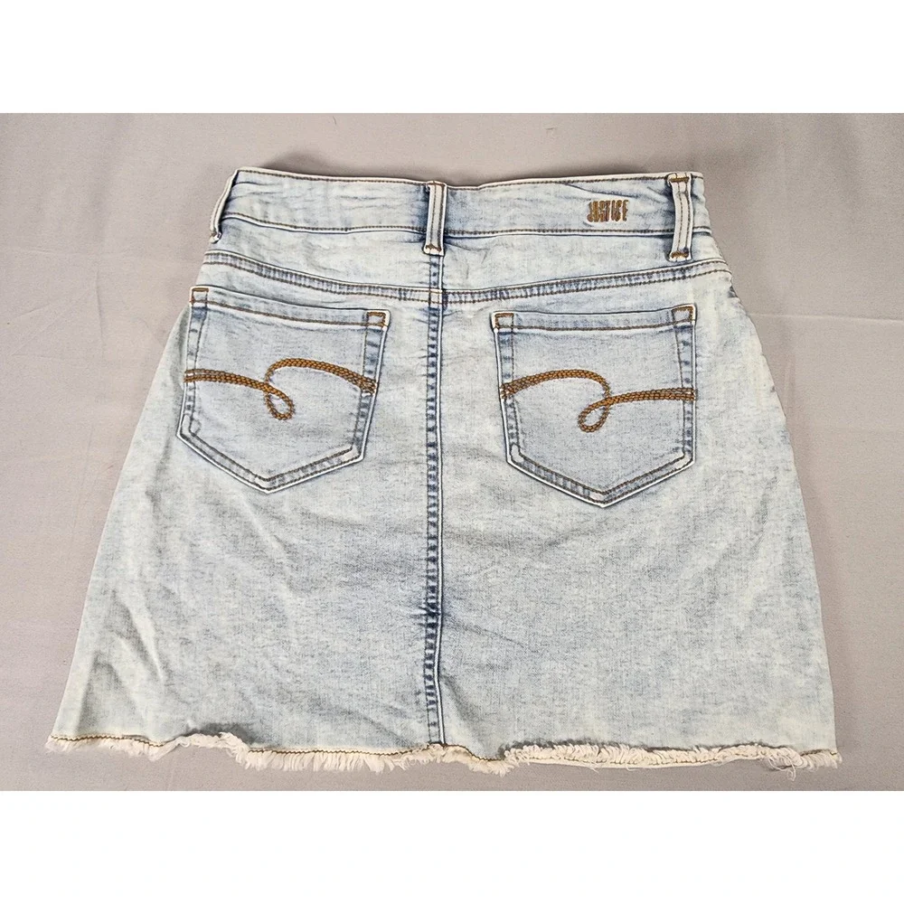 Justice denim skirt