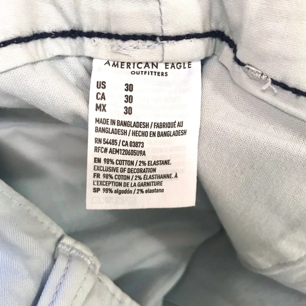 NWT American Eagle Classic 10” Shorts Light Blue