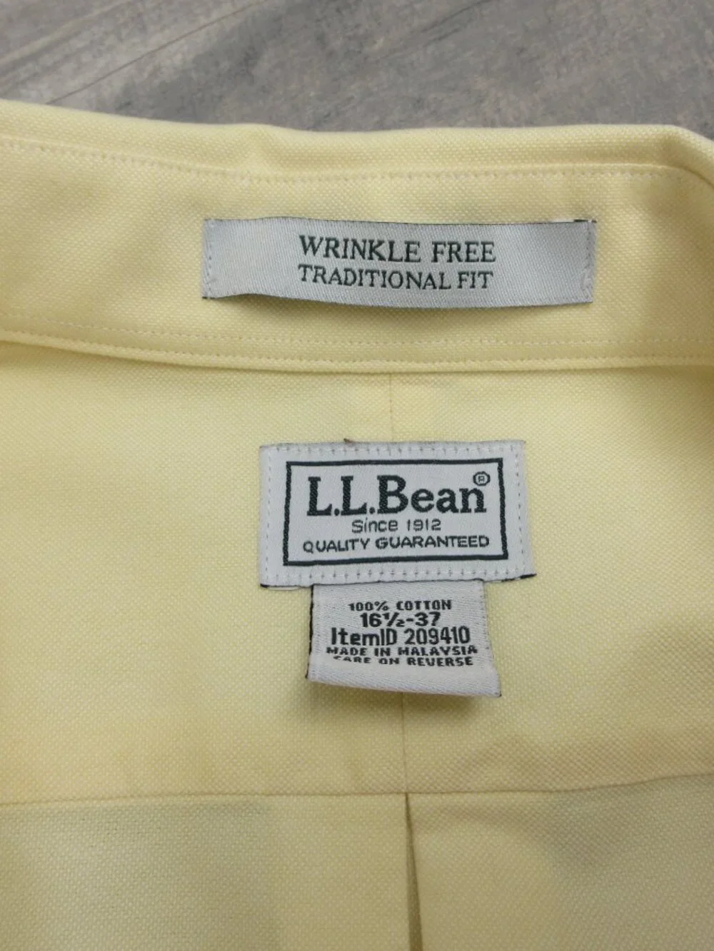L.L. Bean bean button