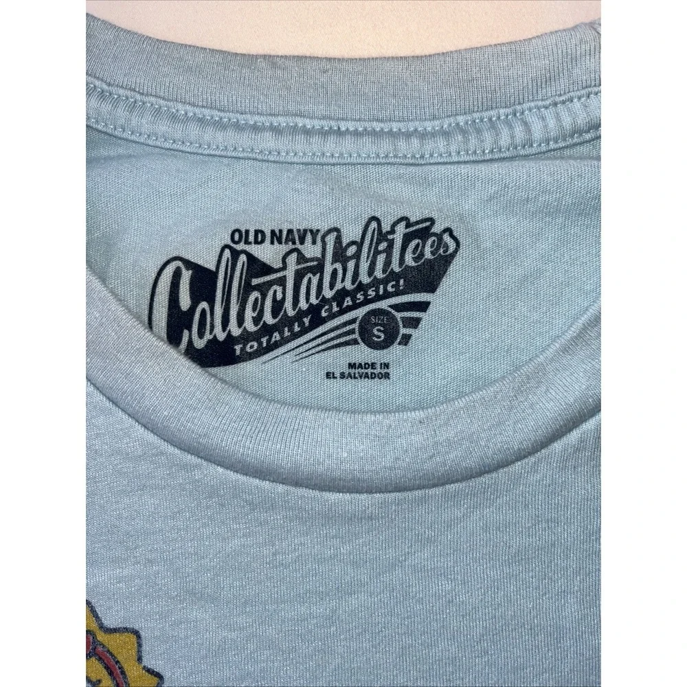 Homer Simpson Seasons Greetings T-Shirt Adult Small ‎ Blue Maggie Old Navy