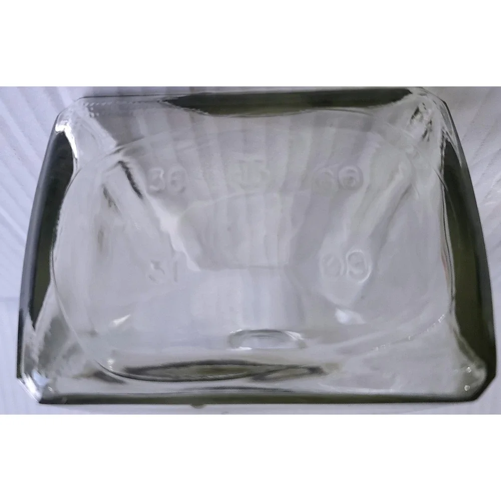 Vintage Cuervo 1800 Reposado Tequila EMPTY Glass Decanter with Cork Glass Topper
