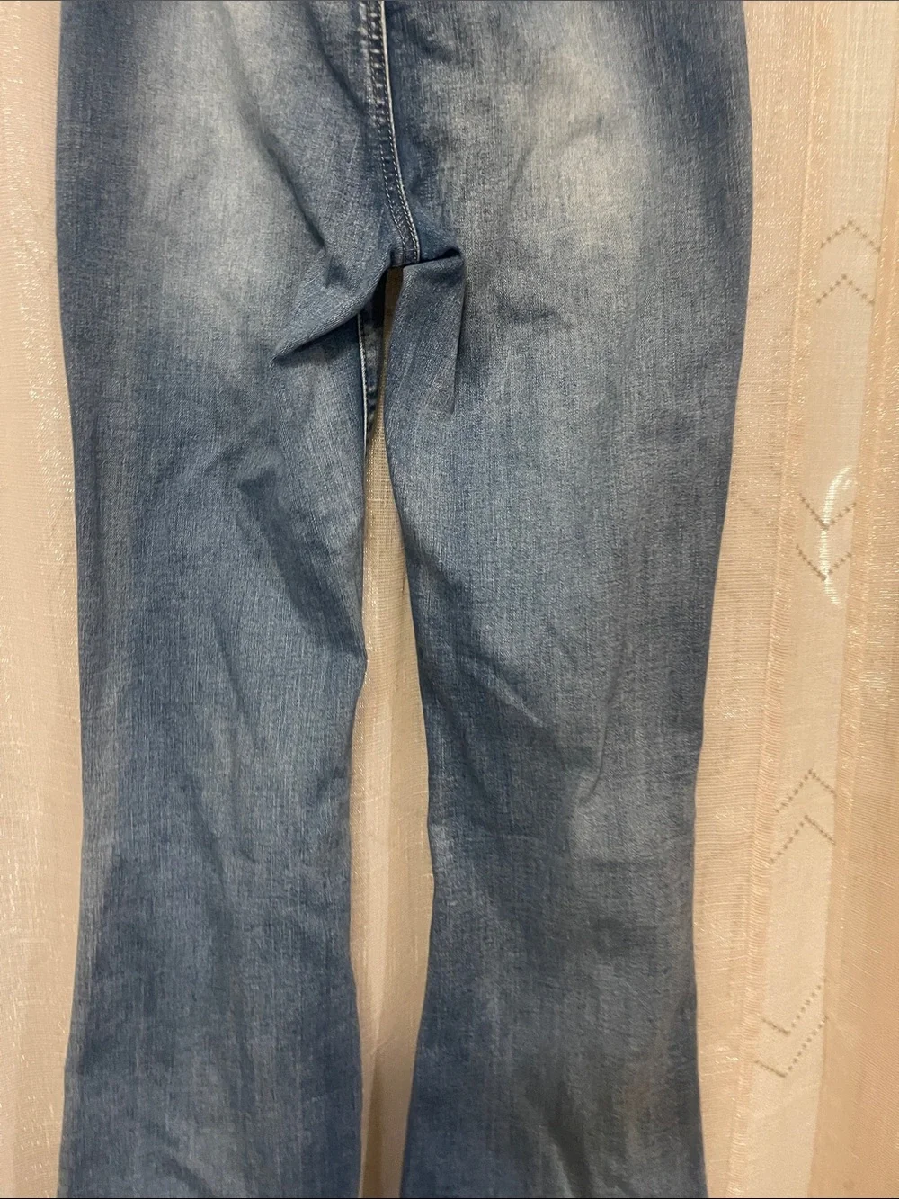 Almost Famous Medium Blue High-Rise Flare Jeans