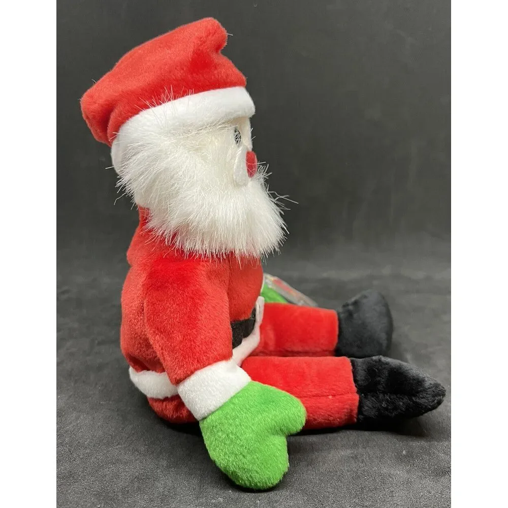 Ty Beanie Baby Santa 1998 Plush Toy MWMT Retired‎