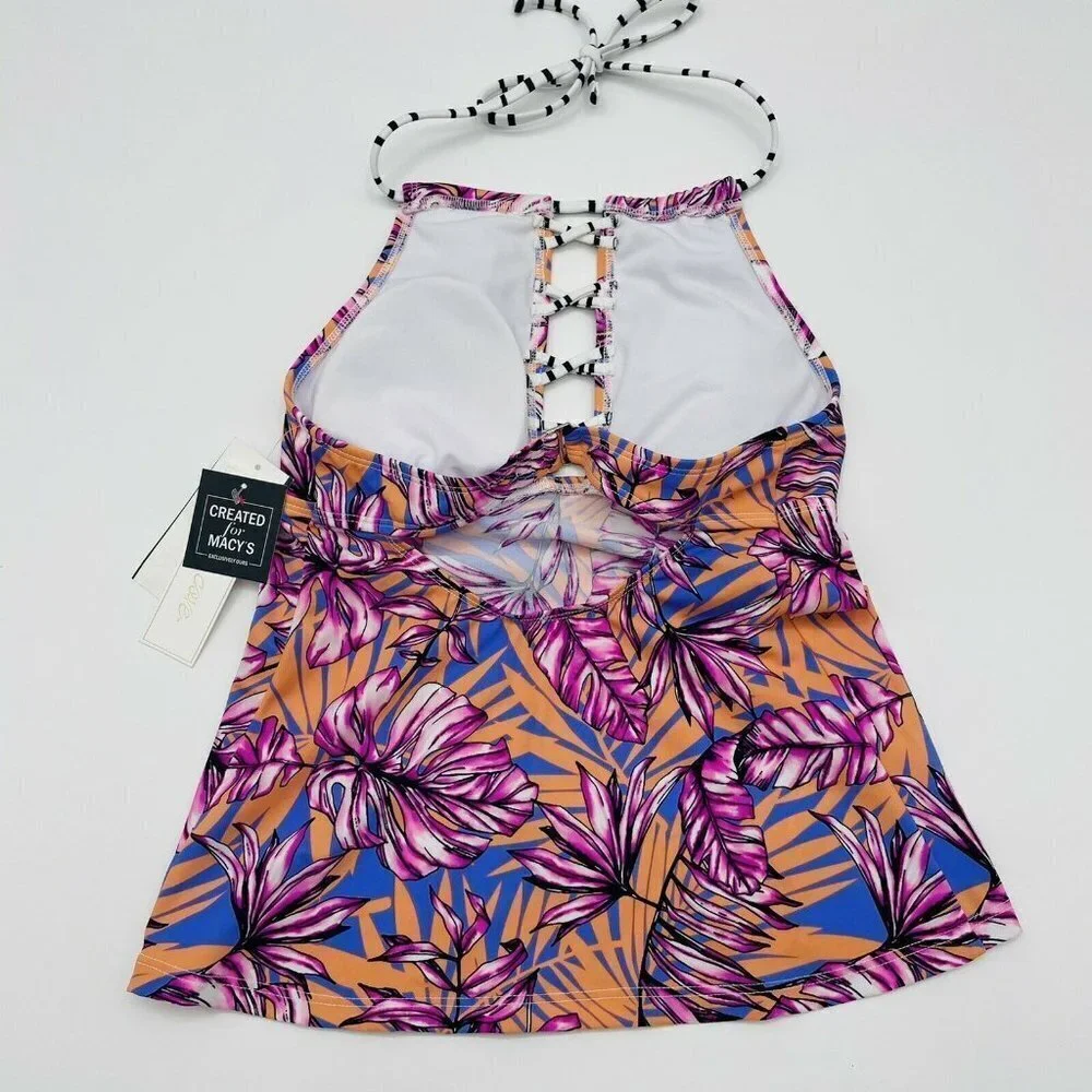 Salt & Cove Medium Floral Printed Tankini‎ Top 1177