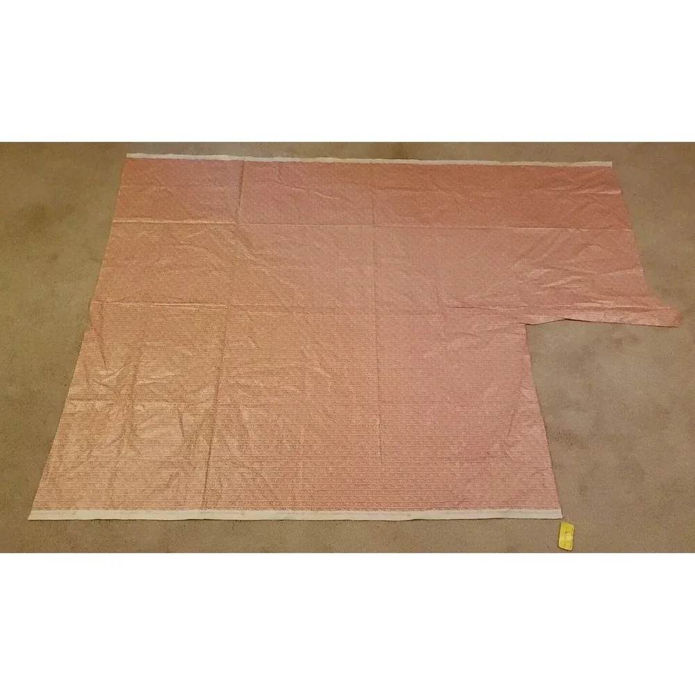 Vintage Waverly Fabric Royal Copenhagen Manufactory‎ Floral Pink and White