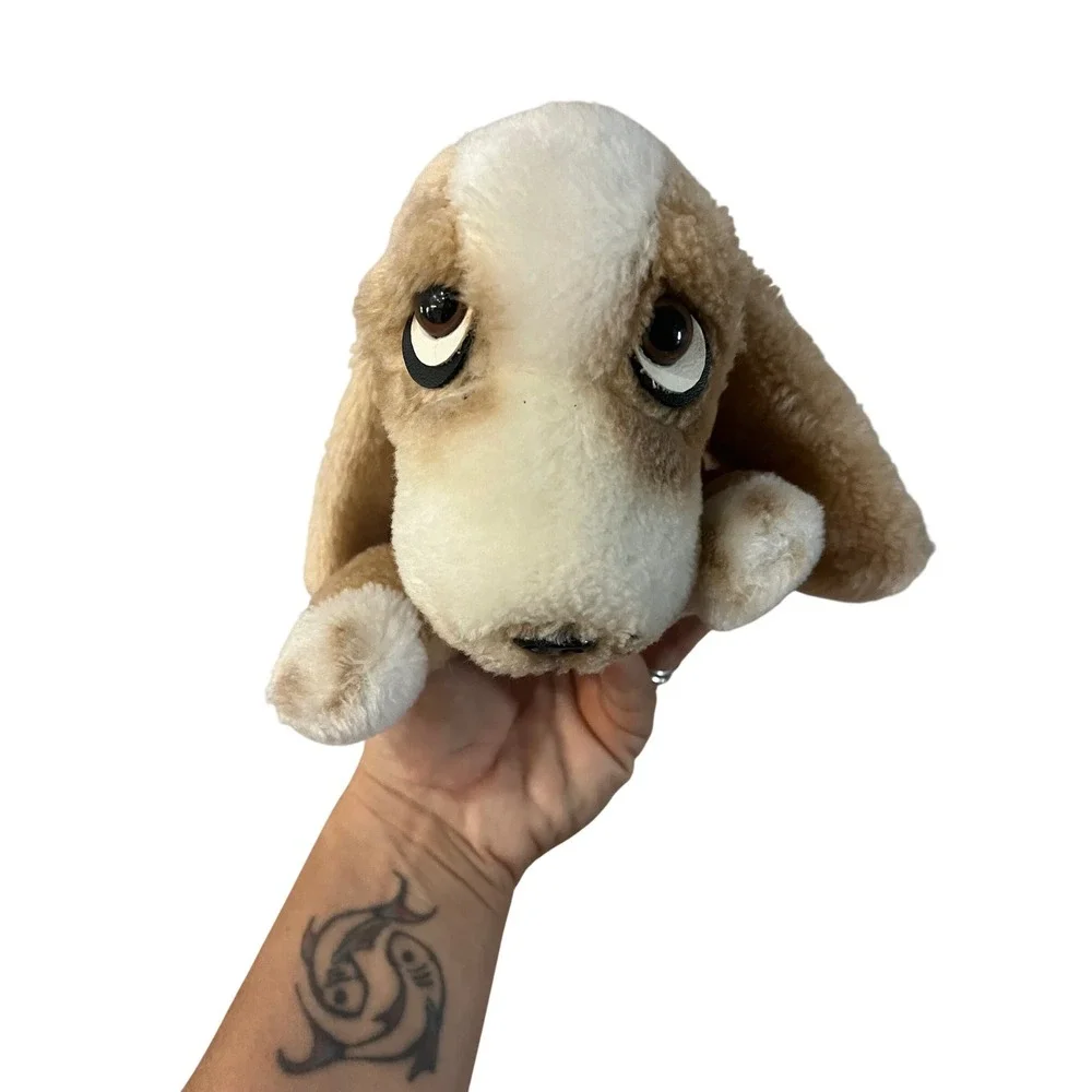 Vintage 1982 Animal Fair Dukes of Hazzard Flash Basset‎ Hound Plush Dog Stuffed