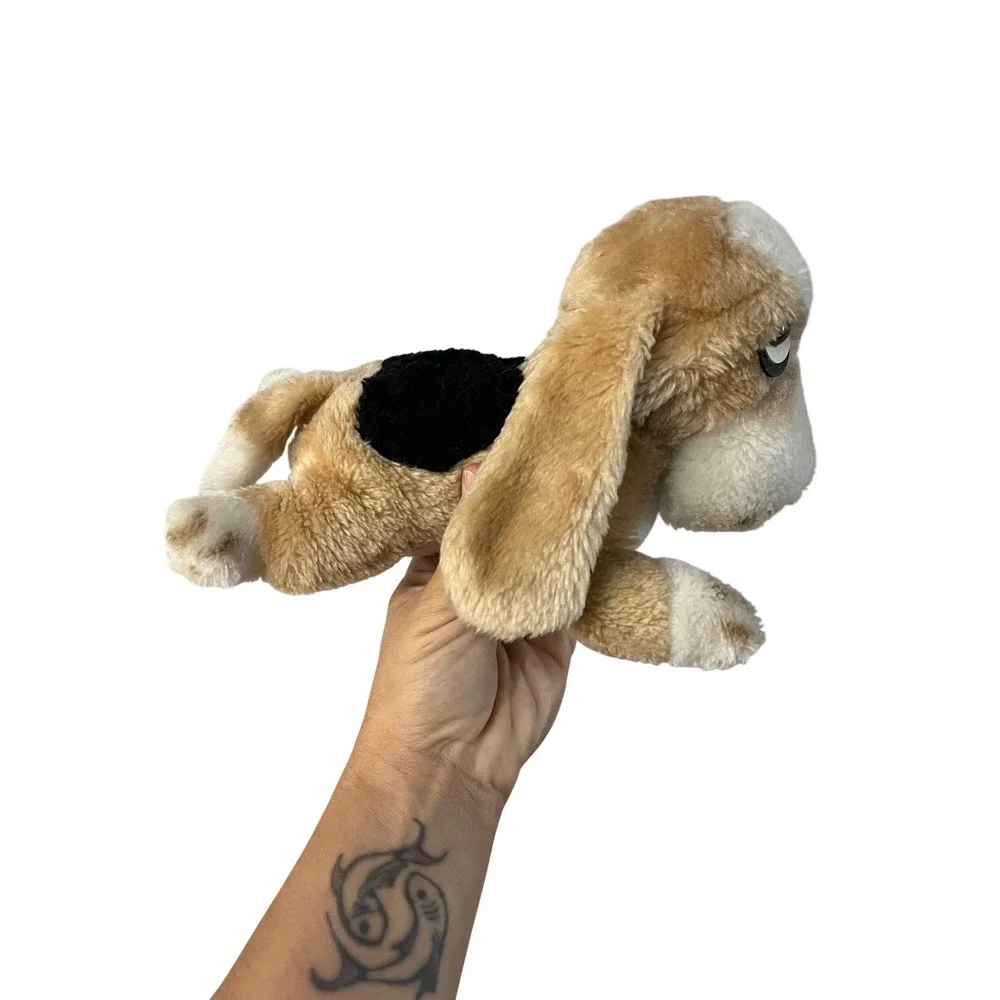 Vintage 1982 Animal Fair Dukes of Hazzard Flash Basset‎ Hound Plush Dog Stuffed