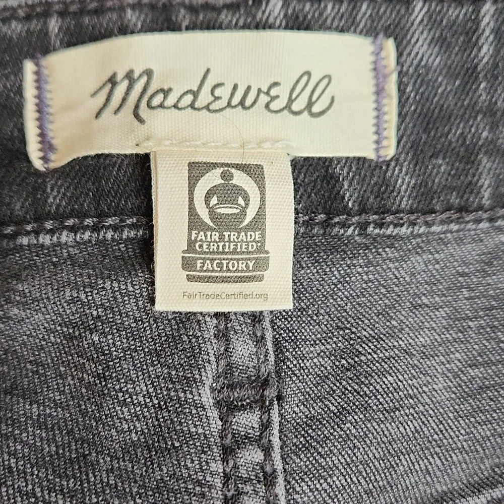 Madewell Curvy Mid Rise Stovepipe Raw‎ Hem Jeans